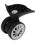 1 Pair Luggage Suitcase Replacement Nylon Casters Wheels For Trolley Travel Durable Lightweight Heat And Moisture Resistant