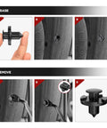 Installation and removal of 100 Pcs Nylon Bumper Rivet Clips Set For Nissan Vehicles 8mm Hole OEM Replacement 01553 093210.