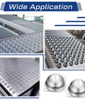 60 Pcs 1 Inch Nylon Roller Ball Transfer Bearings with Stainless Steel Housing for Conveyor Systems shown in wide application