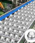 Conveyor with 60 Pcs 1 Inch Nylon Roller Ball Transfer Bearings with Stainless Steel Housing for Conveyor Systems