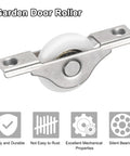 5-Pack Screen Door Rollers 30mm 1.18 Inch Diameter Nylon Pulley Wheels for sliding doors, durable iron and nylon