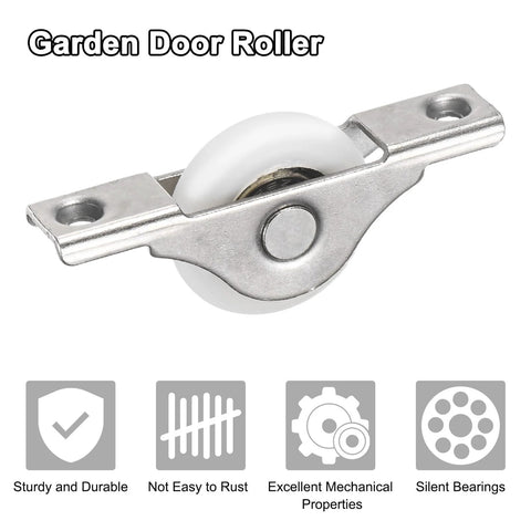 5-Pack Screen Door Rollers 30mm 1.18 Inch Diameter Nylon Pulley Wheels for sliding doors, durable iron and nylon