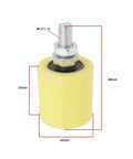 4 Pcs Nylon Slide Gate Guide Rollers With 6201 Bearing For Electric And Sliding Doors Adjustable 48mm Wheel Diameter