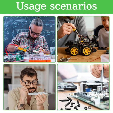 Usage scenarios for 365 Pieces M2.5 Black Nylon Hex Spacer Standoff Set With Male And Female Spacers Nuts And Screws in electronics assembling