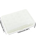 Nylon Round Spacers Kit for M4 Screws Unthreaded Standoffs White 6.3mm Outer Diameter 4.2mm Inner Diameter 240 Pcs DIY storage box