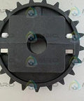Nylon Molded Split Sprocket For Mat-Top Chain, 21-Tooth Two-Row, 30 Mm Bore, 614-238-2, 8500 Series Sprocket By Rexnord NS8500-21T