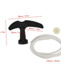 Heavy Duty Nylon Starter Rope And Handle With Comfortable Grip For 2 Stroke Engines 49cc-80cc, 970mm braided rope dimensions