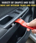 Using 8 Piece Auto Trim Removal Tool Set Nylon Pry Tools No Scratch Car Interior Kit for door panel removal