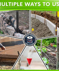 Multiple uses of braided nylon twine for gardening and plant support, heavy duty size 18 string, 250 ft length, white durable twine.