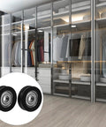 Nylon U Groove Sliding Door Pulley Wheel 1.18 Inch Low Noise Barn Door Rollers with reinforced nylon for cabinets and shower doors