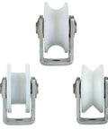 Pulley,Pulley Wheel, Heavy Duty Nylon Sliding Track Roller,Directional Pulley,304 Stainless Steel Bearing,for Industrial Machines