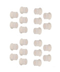 Replacement Nylon Wheel Bushing For One Half Inch ID By Five Eighth Inch OD Direct Fit For Rotary 329 Laser L2119 20-pack image.