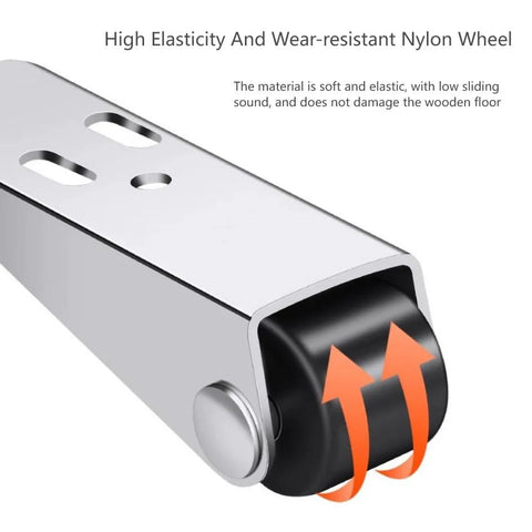 Door Sinking Repair Kit With Swivel Wheel Support For Bedroom Doors And Garden Gates Bottom Pulley showcasing nylon wheel
