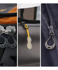 3 In 1 Nylon Zipper Puller Replacement Pack For Backpacks And Clothing Glow In The Dark Grey Pull Tabs Durable Nylon Construction