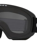 O Frame 2.0 Pro M Matte Black Goggles With HDO Optics And Mid Size Fit, featuring anti-fog lenses and flexible frame for skiing and snowboarding.
