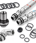 O Ring Kit 1050 Pcs With 21 Sizes Nitrile Rubber Seals for car, auto repair, plumbing, including various connectors and hoses.