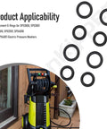 Heavy Duty Replacement O Ring Kit For Electric Pressure Washers Includes Small And Large Rubber Seals For SPX3000 SPX3001