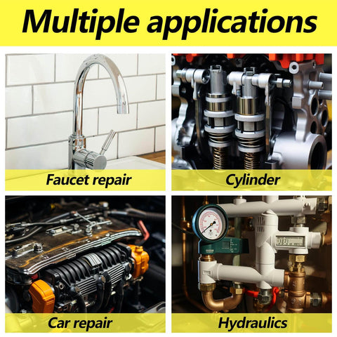 Viton O Ring Kit With 382 Pieces In 30 SAE Sizes FKM Oil And Heat Resistant O Rings for faucet, cylinder, car, and hydraulics repair