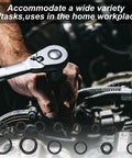 Mechanic using a wrench with 360 Pcs O Ring And Washer All In One Set With 24 Sizes In Black Rubber Seals for repairs
