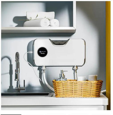 Smart Laundry System With O3 Water Technology Delivers Detergent Free Cleaning For Every Load By Transforming Tap Water Into Ozone Rich Cleaning Water Suitable For Standard Washers And Under Counter Installation, installed under counter