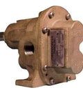 Front view of Oberdorfer N7000R Gear Pump With Relief Valve, 19.8 gpm, 3/4" NPT, 20 ft Maximum Suction Lift, bronze material.