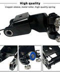 Sliding Door Roller With Metal Bearing For Left Driver Side Center Roller Assembly Compatible With 2005 To 2010 Odyssey Van Door Accessories Replacement Parts 924 128 Easy Install And Smooth Operation, metal components visible in close-up images