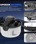 OEM Replacement HVAC Blower Motor For Toyota Camry 2007 2008 2009 2010 2011 2012 2013 2014 2015 2016 2017 2018 4Runner Avalon Highlander Venza Tundra And Lexus 2005 2018 Direct Fit OE Replacement 700215 871030E040 87103 0C040 87103 0E040 product details