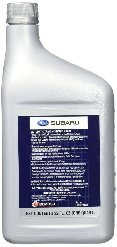Genuine OEM Automatic Transmission Fluid 1 Quart For Seamless Shifts And Smooth Power Exact Fit Replacement Part SOA427V1500