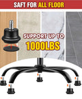 Office Chair Caster to Glide Conversion Feet Self Adhesive Felt Pads 10 Pack Replacement Glides for Fixed Stationary Wheels