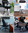 Replacement Office Chair Wheels With Switchable Fixed And Smooth Sliding Casters for various office settings