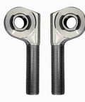 Offset Heim Joint Rod End with 3/4 Bore and 7/8-14 Shank displayed front view, heavy-duty steel construction.