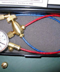 WESTWOOD T11 Fitz-All Oil Burner Pump Tester with hoses and gauge in carrying case