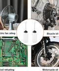 Two Pack 120ml Sewing Machine Oil Can Set With Precision Long Nozzle Lubricant Dispenser for bike and fan maintenance