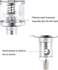 Industrial Oil Cup With Needle Valve Gravity Drip Feed Oiler For Precision Lubrication, 16ml capacity, see-through window focus