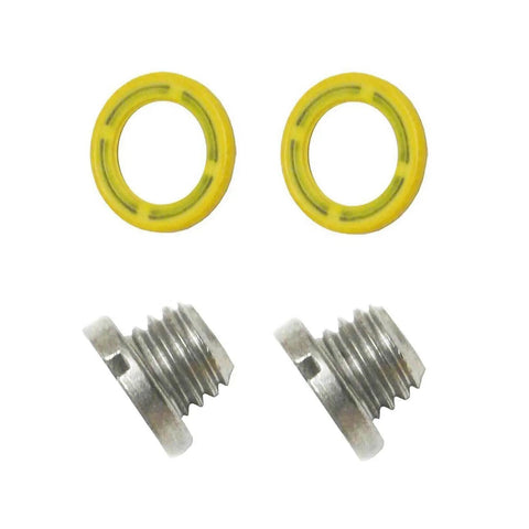 3/8-16 Oil Drain Plug Kit For Mercury Mariner MerCruiser Outboard Gearcase Lower Unit Lube Drain And Fill Hole Screws And Seals