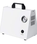 Oil Free Oilless Lab Vacuum Pump With 10 Liters Per Minute Flow Mini Portable Air Pump for research and industrial labs, front view
