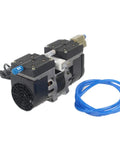 Oil Free 24L Lab Diaphragm Vacuum Pump Quiet Mute For Lab Use 100W 110V with blue air filter hose, suitable for various lab tasks