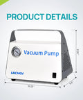 Oil Free Lab Vacuum Pump Diaphragm Filtration System Lachoi Portable 15 L Per Min Flow Rate Dual Pressure For Laboratory