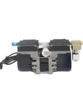 Front view of Oil Free 24L Lab Diaphragm Vacuum Pump Quiet Mute For Lab Use 100W 110V Includes Air Filter Not Suitable For Corrosive Gases