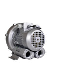 Compact, oil free regenerative blower provides high airflow at low pressure for industrial air handling, 0.67 HP, 220V, 57 CFM