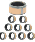Oil Free Sleeve Bearings 10 Pcs 6mm Bore 8mm OD 4mm Length Plain Bearings for engineering machinery and automotive