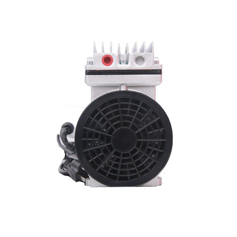 Front view of Oil Free 6 CFM Vacuum Pump 110V 780W Quiet High Vacuum Piston Compressor