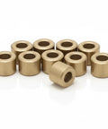 Oil Impregnated Sintered Bronze Sleeve Bearing Bushing 4mm ID By 8mm OD By 6mm Length, Self Lubricating Shaft Bearing, 10 Pack