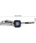 Oil Control Valve Meter Nozzle One Half Inch Inlet Digital Dispenser With LCD Metering Gun showing length measurement