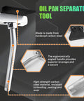Oil pan separator tool with carbon steel blade, ergonomic handle featured in Pro-Grade 3-In-1 Gasket And Sealant Tool Kit.