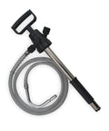 Oil Safe Premium Pump - D Handle Grip | Heavy Duty | Quick Connect | Color-coded Body Collar | Hose | 10 Different Colors - Black