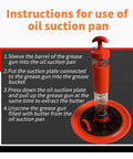 Instructions for 600cc Universal Car Grease Oil Suction Plate With Leakproof Silicone Cup With Easy Install Guide