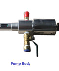 Oil Transfer Pump, Air Operated, Pneumatic, 55 Gallon Drum, 1.25 Inch ID, Teflon Packing, Chemical Transfer pump body