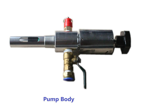 Oil Transfer Pump, Air Operated, Pneumatic, 55 Gallon Drum, 1.25 Inch ID, Teflon Packing, Chemical Transfer pump body
