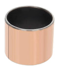 Oilless Bushing Sleeve Bearing 1.25 Inch Bore 1.40 Inch OD 1.17 Inch Length Self Lubricating Maintenance Free Carbon Steel
